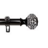A&F Rod Decor - Roy 1" Curtain Rod 160-240 inch - Black view 2