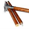 Silver Fox Head Aluminum Handle Nautical Victorian Vintage Wooden Walking Stick Cane Beautiful Cane view 2