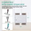 BIHARNT 4 Pack Genius Steam Mop Pads Compatible with Shark Genius Hard Floor Cleaning System Pocket Steam Mop S5003D,S6002,S5004Q & Lift-Away Pro Steam Pocket Mop S3973D,Part # XTP184 & P184WQ view 2
