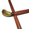 Brass Antique Snake Head Aluminum Handle Nautical Victorian Vintage Wooden Walking Stick Cane view 2