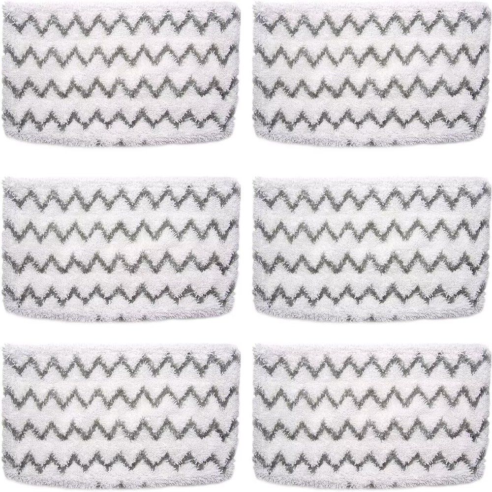 BIHARNT 6 Pack S1000 S2001 Steam Mop Replacement Pads for Shark S1000 S1000A S1000C S1000WM S10001C S1200 & S2001 SteamSpot Steam Mop