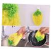 UPKOCH Dish Sponge Towel Strawberry Kitchen Cleaning Cloth 4pcs view 4