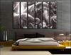 X-Large 6 Piece Elephants Vintage Photo Wall Art Decor Picture Painting Poster Print on Canvas Panels Pieces - Travel Theme Wall Decoration Set - Wilde Life Wall Picture for Living Room 44 by 67 in view 3