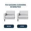 House2Home 2" x 40' Upholstery Webbing Roll with Metal Clips, Elastic Furniture Support Strap for Sofa Chair Cushion Repair, Couch Cushion Support Replacement for Outdoor Furniture Frame Restoration view 4