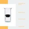 Glass Hurricane Pillar Candle Holder with Rustic Metal Insert, Perfect as a Centerpiece (Large) view 3