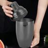 Fdit 16 Oz Stainless Steel Cocktail Shaker 3 Piece Cocktail Tin Shaker Bar Set Martini Shaker Bartender Shaker Kit Shaker Professional Bar Shaker with Strainer 500 cc(Black) view 4