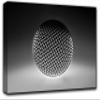 Round'N'Sound Wall Art Decor Picture Painting Poster Print on Canvas Panels Pieces - Creative Theme Wall Decoration Set - Microphone Wall Picture for Showroom Office 17 by 30 in view 1