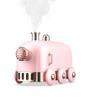 Portable Mini Humidifier, 300ml Cute Train Small Humidifier, Cool Mist Diffuser for Desktop / Office / Bedroom, Ultra Quiet, LED Light Function, USB Charge, Auto Shut Off view 1