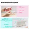 Portable Mini Humidifier, 300ml Cute Train Small Humidifier, Cool Mist Diffuser for Desktop / Office / Bedroom, Ultra Quiet, LED Light Function, USB Charge, Auto Shut Off view 2