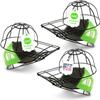 BallcapBuddy Original & Patented 3-Pack Baseball Hat Washer Cage for Washing Machine/Dishwasher, Kids & Adults Hat Cleaner/Washer/Shaper for Baseball Caps - Black view 1