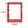Soochat Christmas Photo Booth Props Frame Christmas Photo Booth Frame for Xmas Winter Holiday New Year Decorations view 3