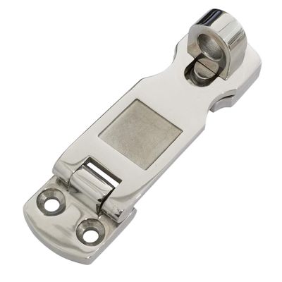 Marine Grade 316 Stainless Steel Heavy Duty Door Hasps with Turning Padlock Eye Mount