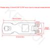 Keehui Marine Grade 316 Stainless Steel Door Hasps, Two Pieces view 2