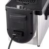 Amazon Basics 3.2-Qt (3.0L) Electric Deep Fryer with Adjustable Temperature Control, Easy Draining Basket, Viewing Window, Fast-Heating 1500W, Stainless Steel Exterior, Black & Silver view 4