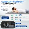 SereneLife Twin Air Mattress with Built in ComfortCoil Technology & Internal High Capacity Pump | Elevated Raised Air Mattress Quilt Top | 1-Year Guarantee, Gray view 3