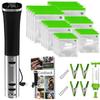 SOUSVIDE ART Sous Vide Immersion Cooker Kit - Machine with Digital Timer, Temp Control, 30 Bags, Vacuum Pump, Suvee Cooker Gift for Chefs view 1