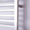 GLYYR Towel Warmer Heated Towel Rail with 18 Square Bars Stainless Steel Mirror Finish Heated Towel Racks for Bathroom Hotel Shower Room 1250X510x120 Mm,Plugin view 3