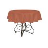 KS Linens Satin Round Tablecloth 30" (Rust) view 1