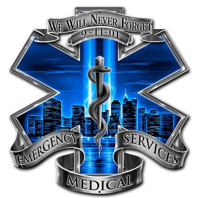 Emergency Medical Cross Vintage Sign 16X16