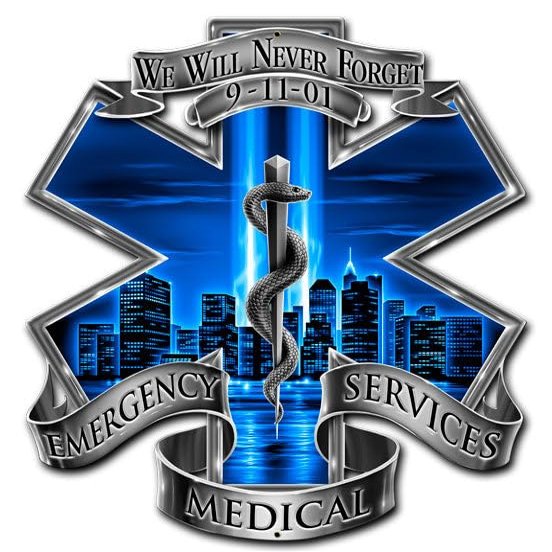 Emergency Medical Cross Vintage Sign 16X16