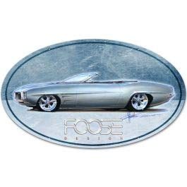 69 Blue Convertible 40X25