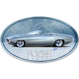69 Blue Convertible 40X25