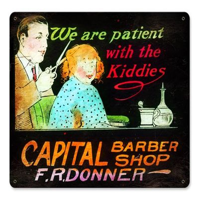 We Are Patient Vintage Sign 15X12