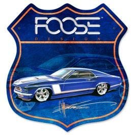 ArtFuzz 70 Blue Race Car 15X15