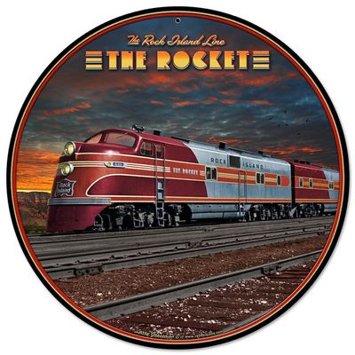 ArtFuzz Rocket Train 14X14
