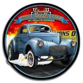 3-D S.W.C. Willys Gasser 19X19