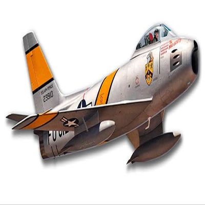 F-86 Saber Jet 18X12 Vintage Sign 18X12