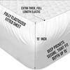JC Decor Cotton Sheets Set 4 Piece- 100% Cotton Sheet Set 400 Thread Count Bed Sheets for Bed Fits Mattress Upto 15'' Deep Pocket (RV -Short Queen Size, Light Blue) view 2