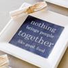 Restaurantware 13 Inch Paper Luncheon Napkins 500 Good Food Design Printed Napkins - 3-Ply Textured Edges Navy Paper Decorated Napkins Soft And Strong For Parties Or Catering Events view 3