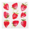Restaurantware 13 Inch Paper Luncheon Napkins 500 Strawberry Design Printed Napkins - 3-Ply Textured Edges White Paper Decorated Napkins Soft And Strong For Parties Or Catering Events view 1