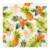 Restaurantware 13 Inch Paper Luncheon Napkins 500 Hawaiian Vacation Design Printed Napkins - 3-Ply Textured Edges White Paper Decorated Napkins Soft And Strong For Parties Or Catering Events view 1
