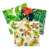 Restaurantware 13 Inch Paper Luncheon Napkins 500 Hawaiian Vacation Design Printed Napkins - 3-Ply Textured Edges White Paper Decorated Napkins Soft And Strong For Parties Or Catering Events view 2