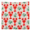 Restaurantware 13 Inch Paper Luncheon Napkins 500 Maine Lobster Design Printed Napkins - 3-Ply Textured Edges Gray Paper Decorated Napkins Soft And Strong For Parties Or Catering Events view 1
