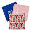 Restaurantware 13 Inch Paper Luncheon Napkins 500 Maine Lobster Design Printed Napkins - 3-Ply Textured Edges Gray Paper Decorated Napkins Soft And Strong For Parties Or Catering Events view 2