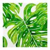 Restaurantware 13 Inch Paper Luncheon Napkins 500 Tropical Leaves Design Printed Napkins - 3-Ply Textured Edges White Paper Decorated Napkins Soft And Strong For Parties Or Catering Events view 1