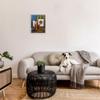 Stupell Industries Cat Confidence Self Portrait as a Tiger Funny Painting Grey Framed Wall Art, 16 x 20, Design By Artist Lucia Heffernan view 2
