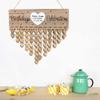 Family Birthday Plaque Calendarios De Adviento Calentador Calendars Birthday Reminder Bamboo Wooden view 2