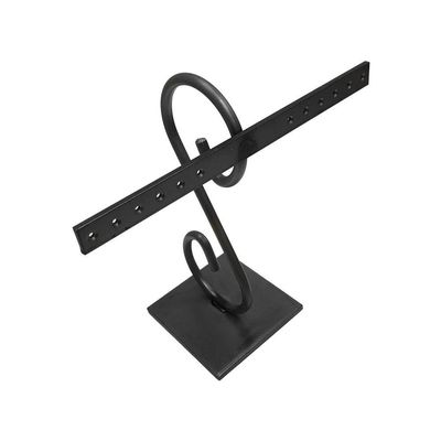MH GLOBAL 7 Inch High Raw Steel 6 Pairs Earring Jewelry Display