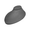 MH GLOBAL Slate Gray Leatherette Necklace Chain Holder Display 8-1/2''L x 7''W view 3