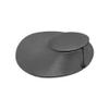 MH GLOBAL Slate Gray Leatherette Necklace Chain Holder Display 8-1/2''L x 7''W view 4
