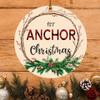 Anchor Ornament Personalized New Job Christmas Ornament 2025 for Co-Worker 3" view 1