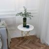 Tables WFF Metal Marble Side, Coffee Shop Small Round Coffee Bedside, Size Optional (Size : 606060cm) view 2