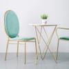 Tables WFF Metal Marble Side, Coffee Shop Small Round Coffee Bedside, Size Optional (Size : 606060cm) view 4