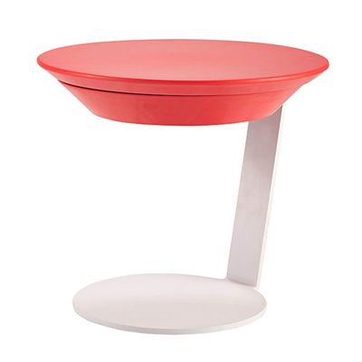 Tables WFF Multifunctional Sofa, Two-Layer Storage, PC Plastic Top, Metal Frame -505045cm (Color : Red)