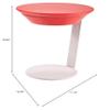 Tables WFF Multifunctional Sofa, Two-Layer Storage, PC Plastic Top, Metal Frame -505045cm (Color : Red) view 2