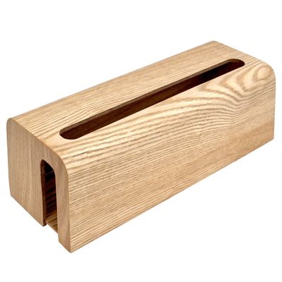 Smart-i MOKUREN RF-034-NA Storage Case, Natural, 12.6 x 4.9 x 4.5 inches (320 x 125 x 115 mm), Premium Wood (Veneer) Tap Case